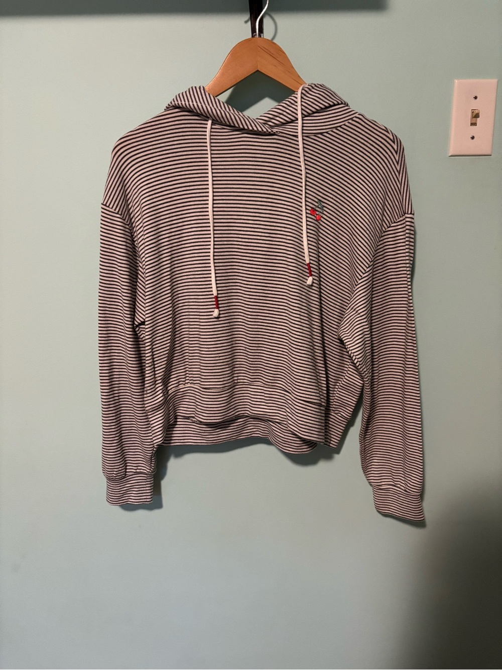 PJ Salvage Navy & White Striped Loungewear Set - Hoodie and Pants